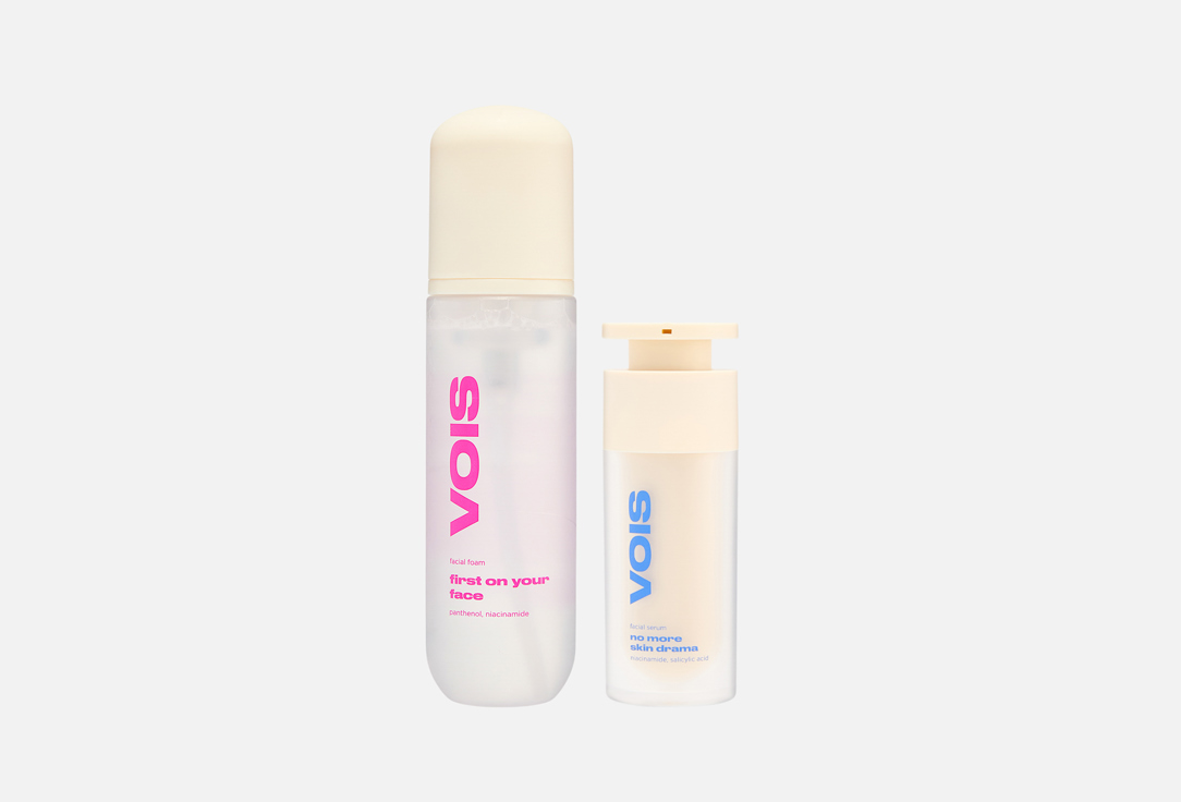 SET FACIAL FOAM ACNE SERUM 2 шт