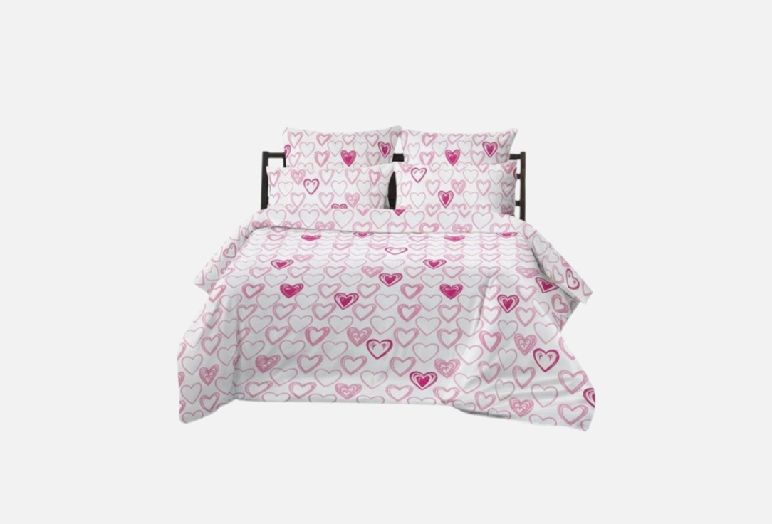 Sweet heart pink, евро еврокомплект мл