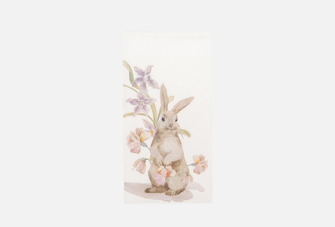 Flower Rabbit, Кролик в цветах, 33х33 см 20 шт