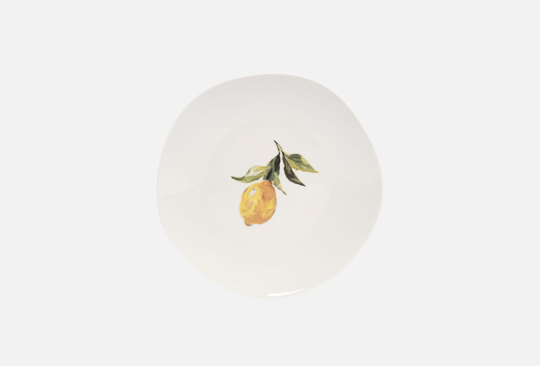 Lemon branch, Лимон, белая, 21 см 21 см