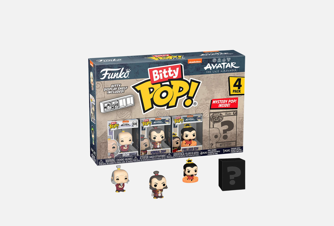 Bitty POP! Avatar The Last Airbender Iroh+Admiral+Firelord+Mystery 1 шт