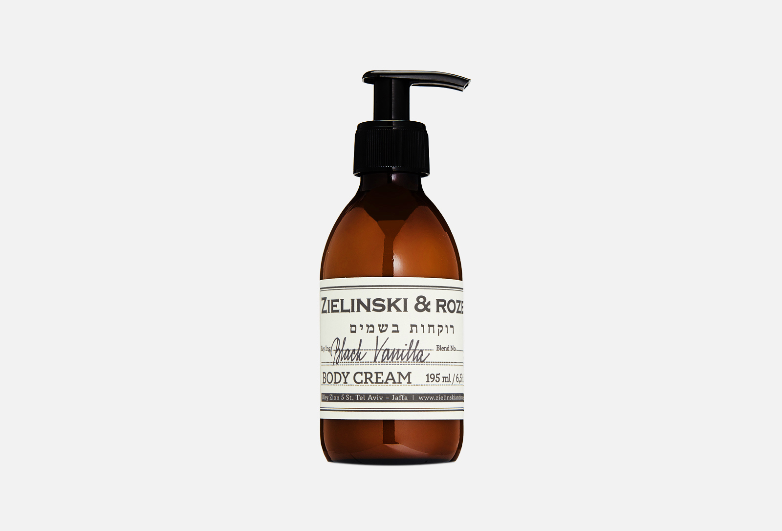 Zielinski & Rozen Крем для тела Black Vanilla 195 мл — купить в Минске