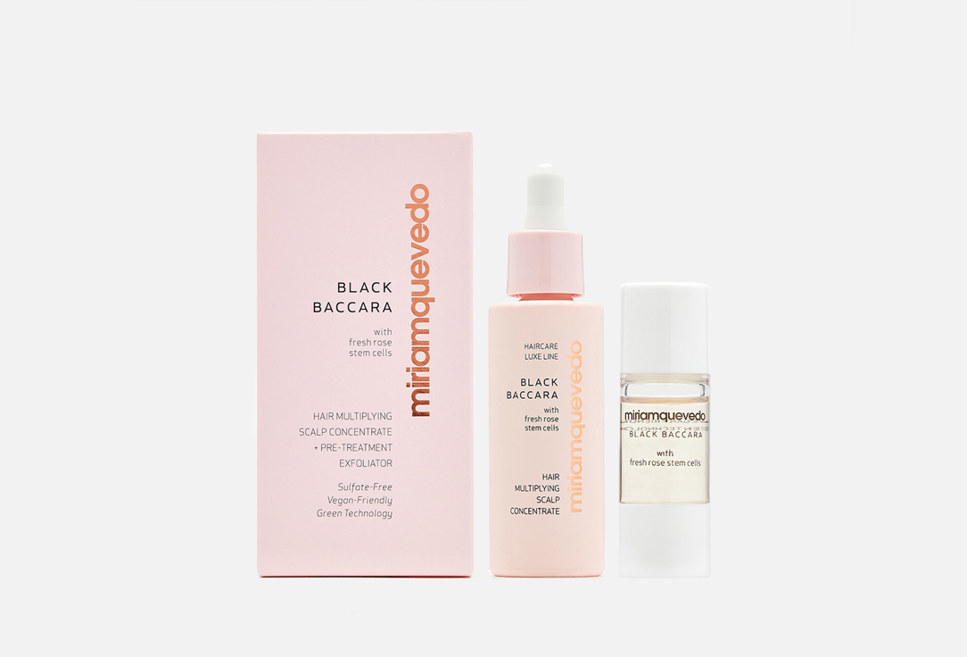 Black Baccara Hair Multiplying Scalp Concentrate + Pre-Treatment Exfoliator 30*10 ml 2 шт