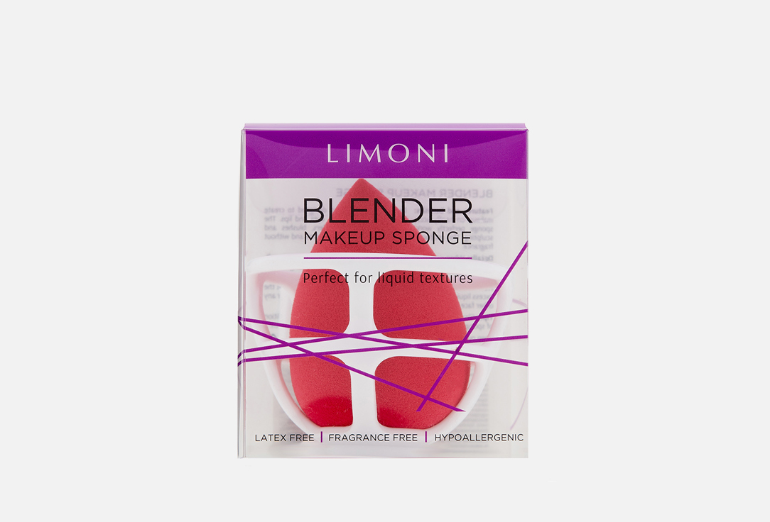 Blender makeup red sponge 1 шт