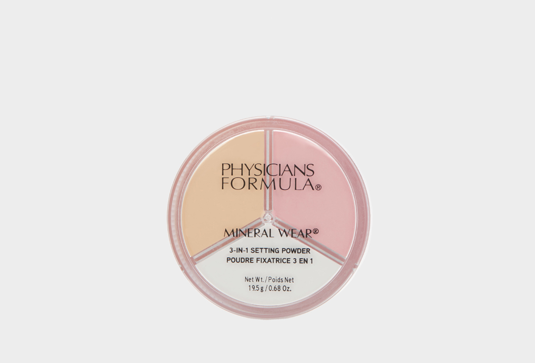 Mineral Wear 3-in-1 Setting Powder 3 шт