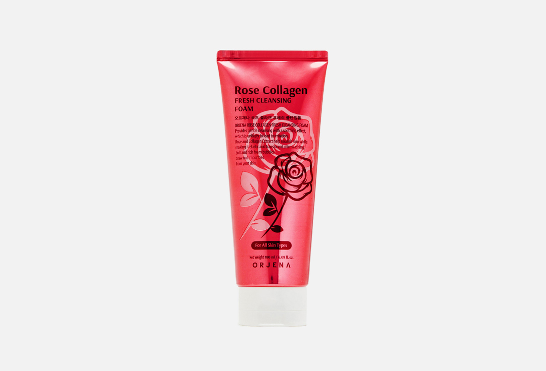 ROSE COLLAGEN FRESH CLEANSING FOAM 180 мл