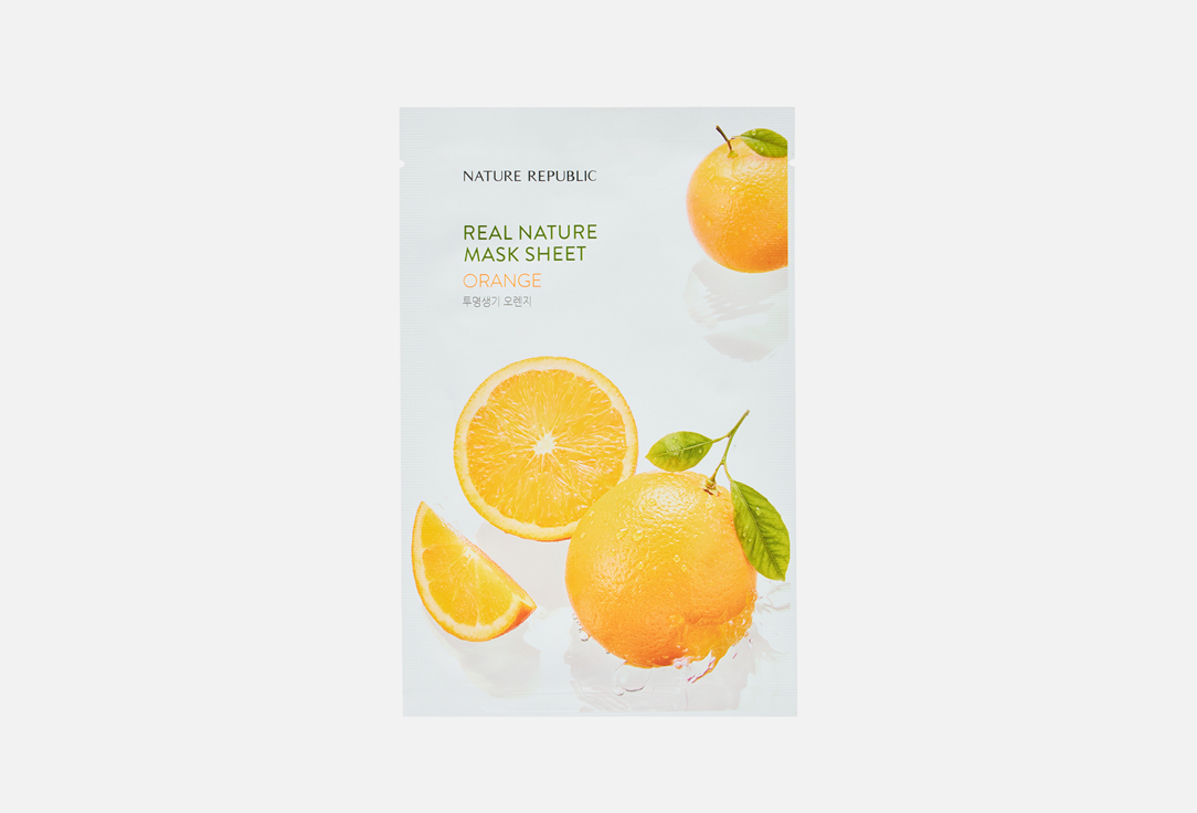 Real Nature Mask Sheet Orange 1 шт