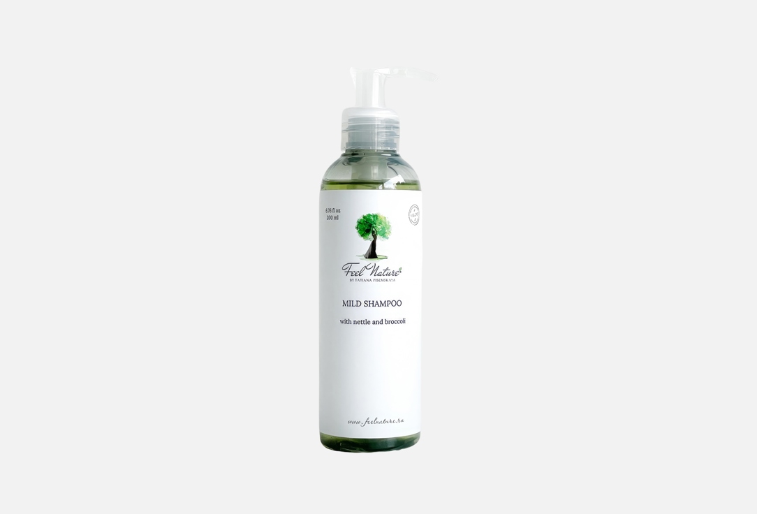 Mild shampoo with nettle and broccoli 200 мл