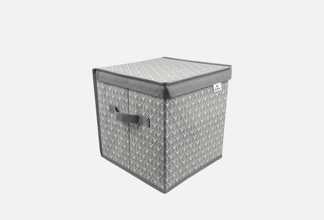 ЛИСТЬЯ, с крышкой, 30х30х30 1 шт