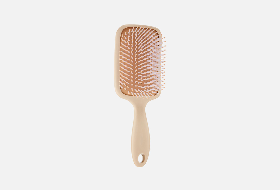 Massage shovel comb beige 1 шт