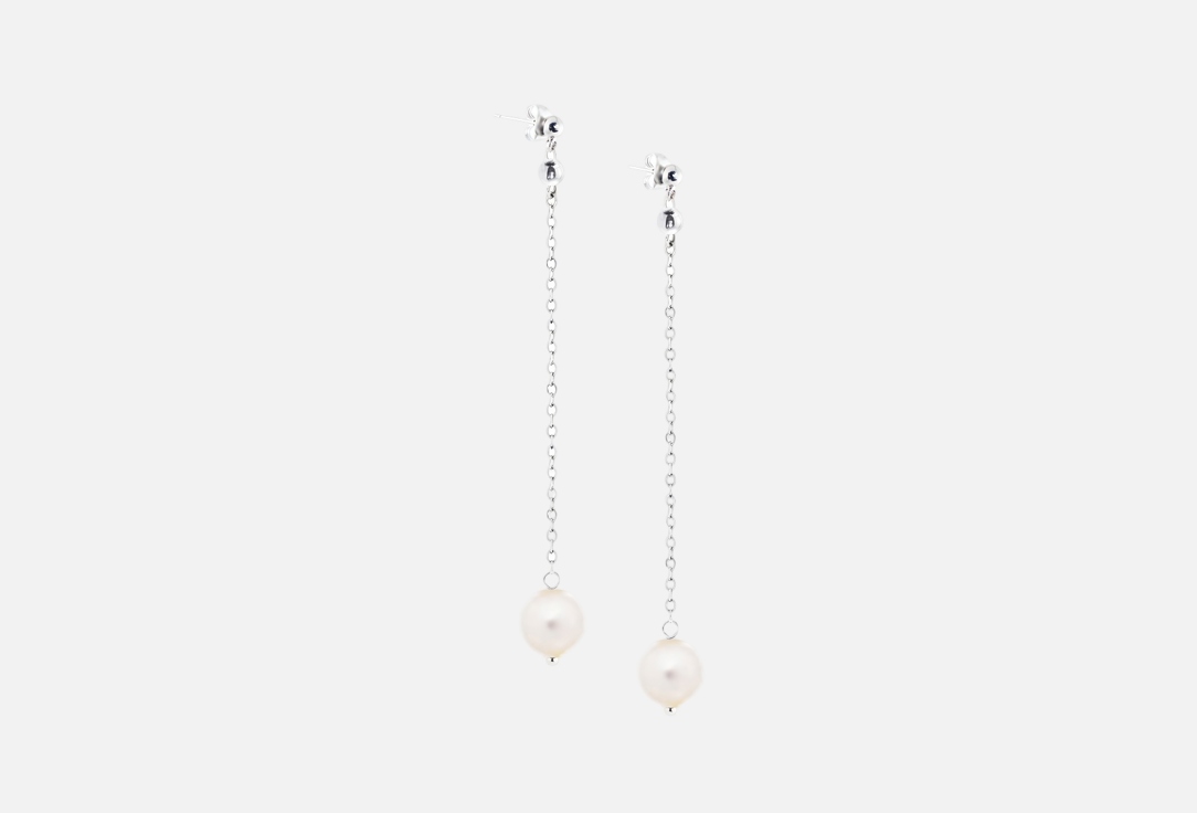 Silver Pearl Long из натурального жемчуга 2 шт