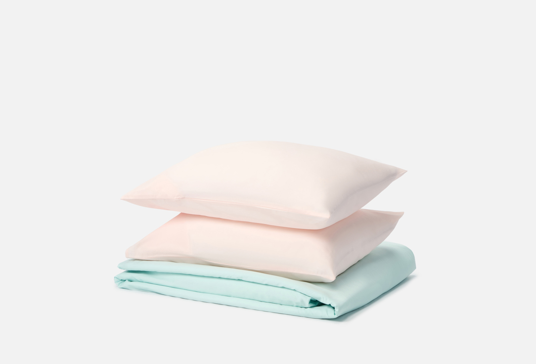 Sateen sorbet, розовый, голубой, кремовый, евро евро мл