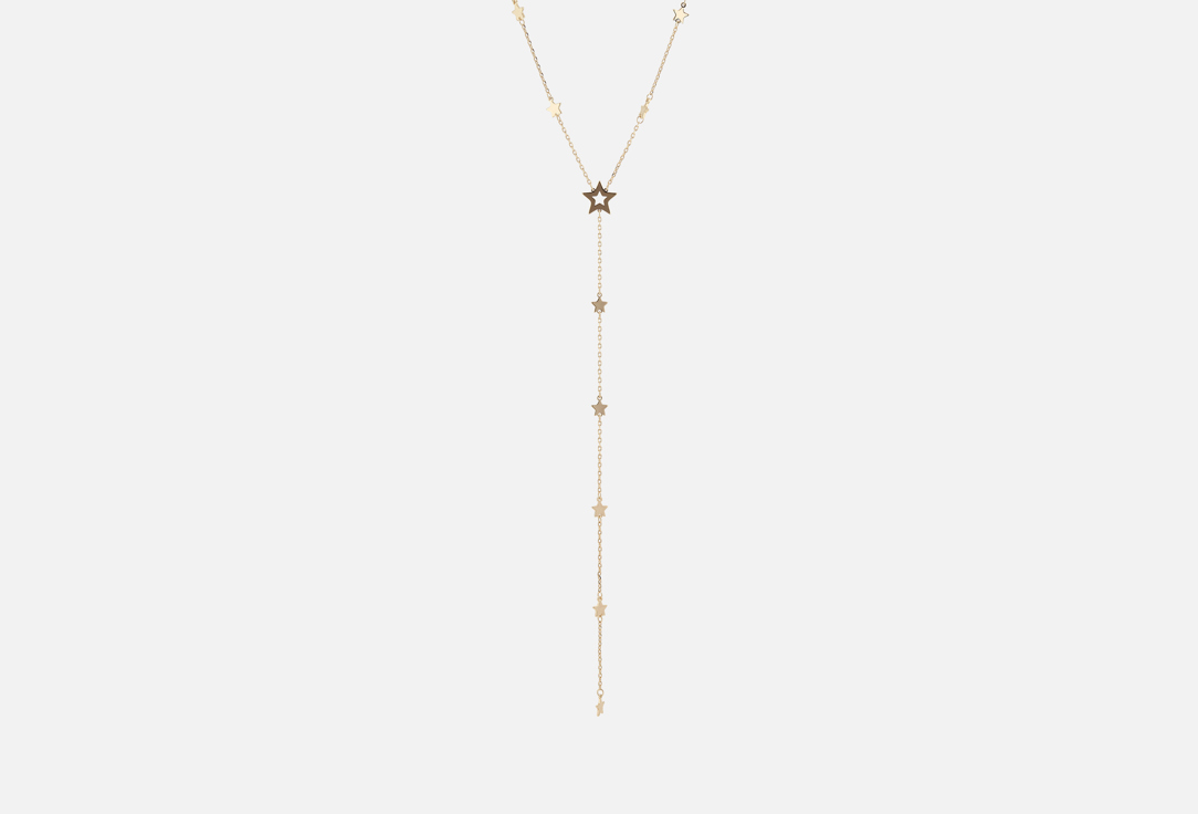Tie with stars gold 1 шт