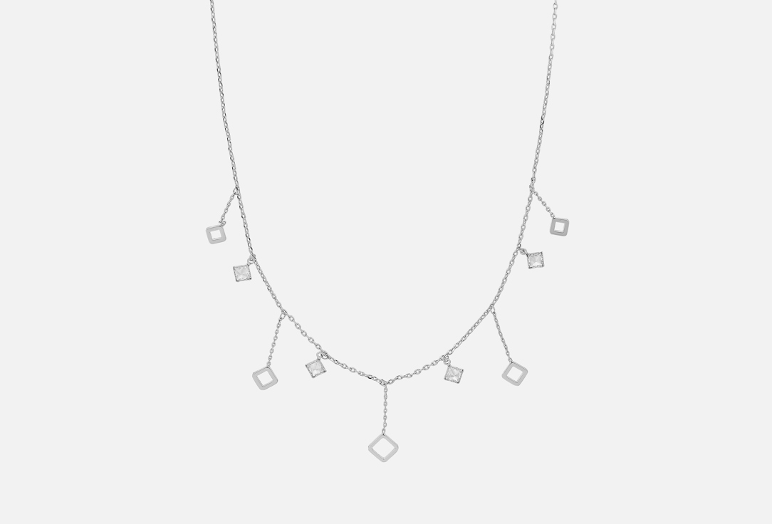 Choker Rhombuses silver 1 шт