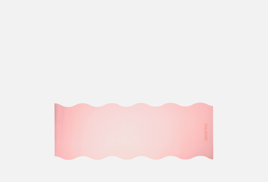 Pink wave yoga mat 1 шт