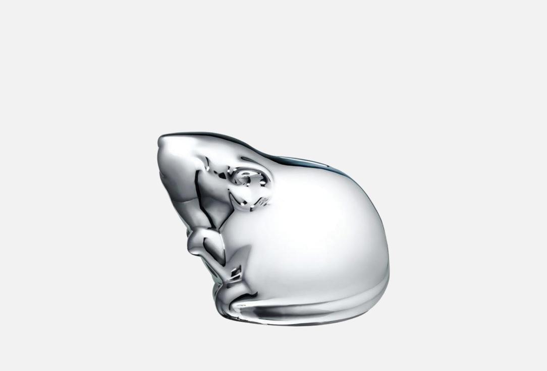 Мышка, серебро, 13х12 1 шт