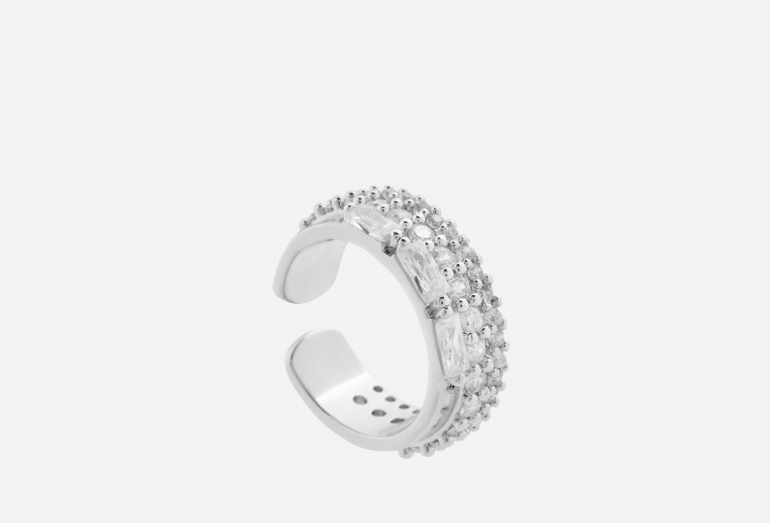 Style with crystals, silver color 1 шт