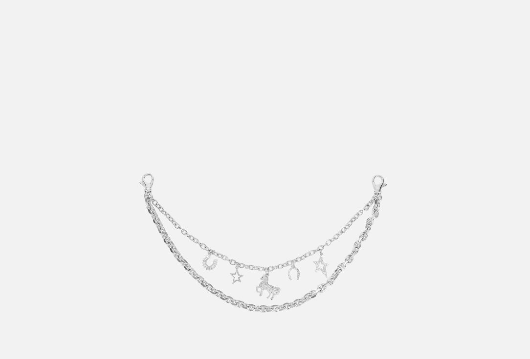 Lycky Horse, silver color 1 шт