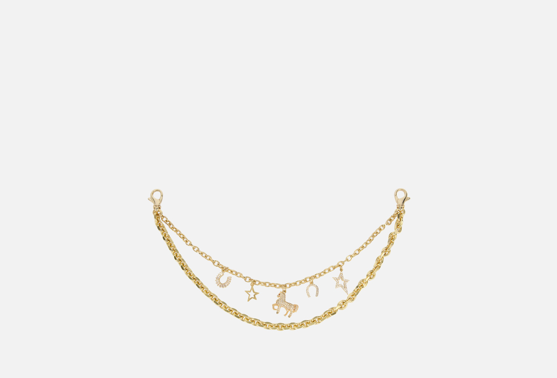 Lycky Horse, gold color 1 шт