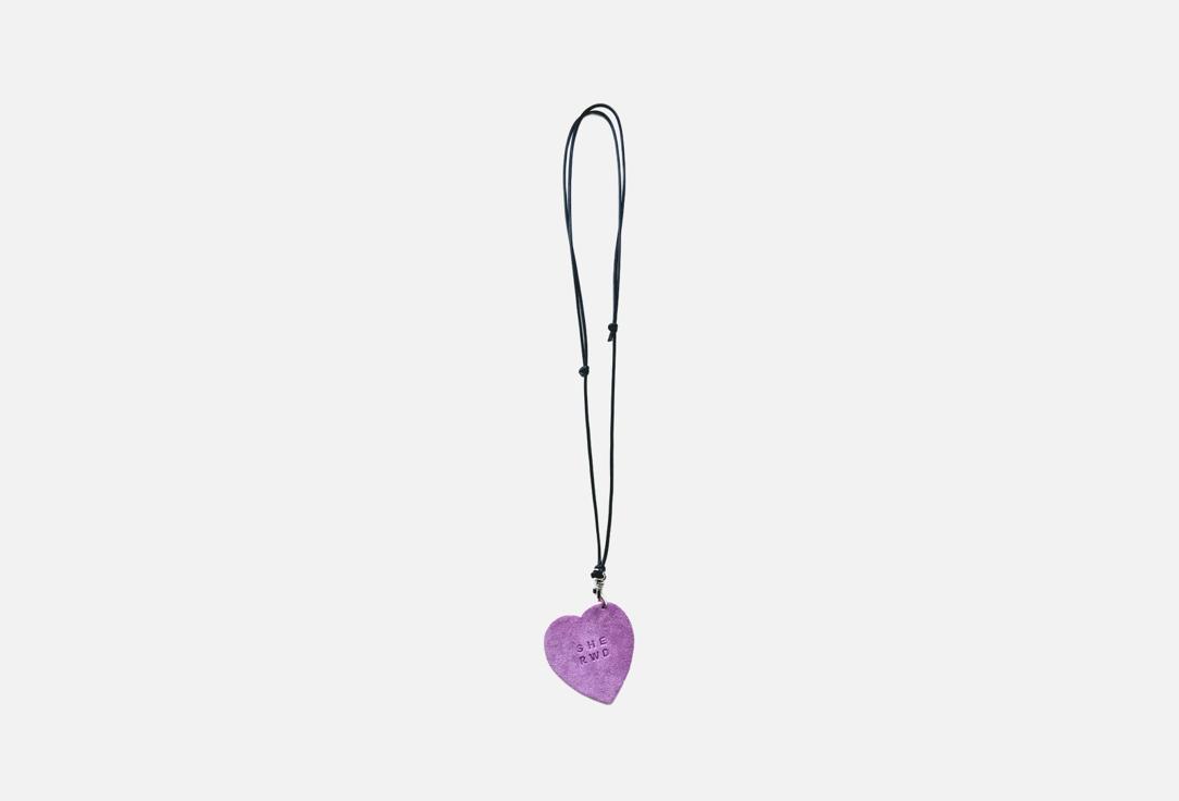 Heart pendant pink 1 шт