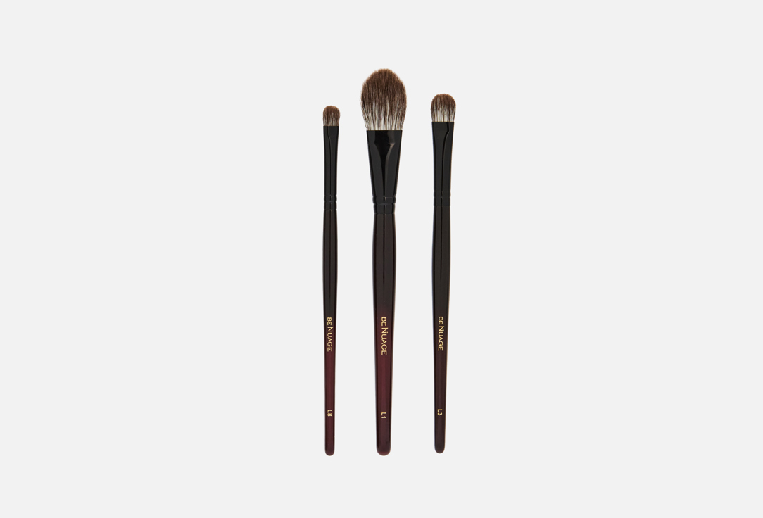 Makeup brush set 3 шт