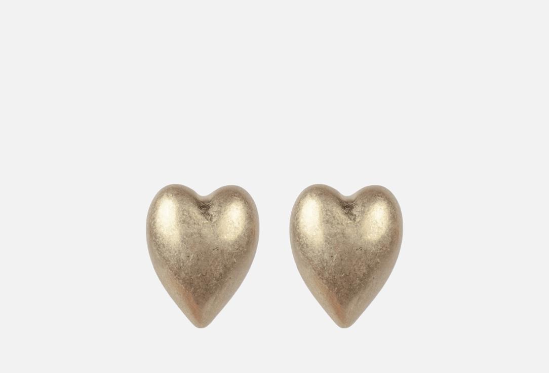 Earrings Power of Love Golden 2 шт