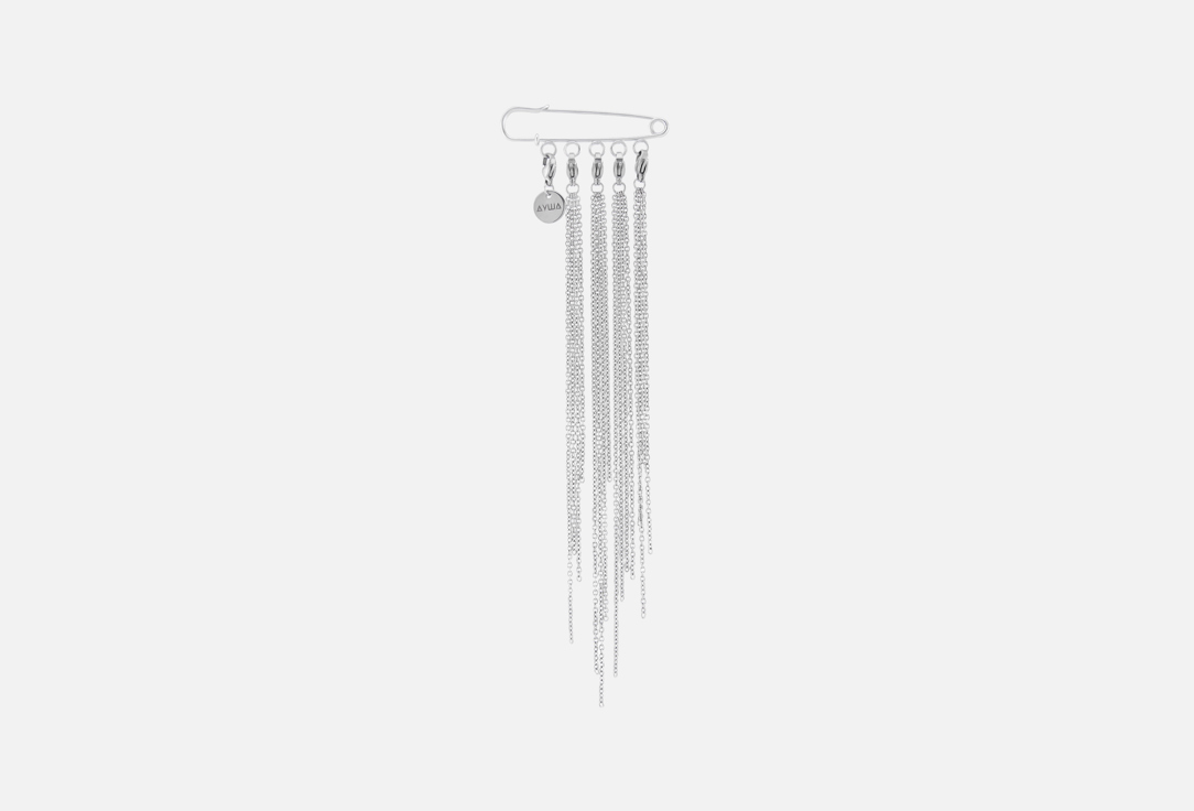 Brooch with chain pendants 1 шт