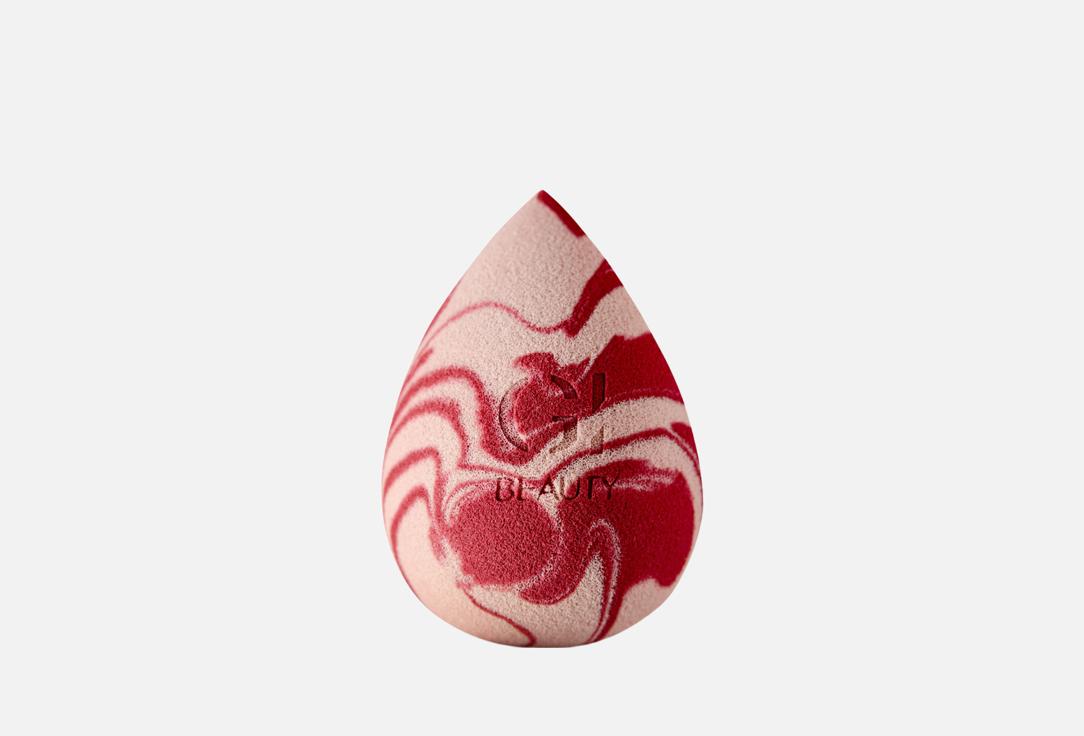 Makeup sponge marble strawberries and cream