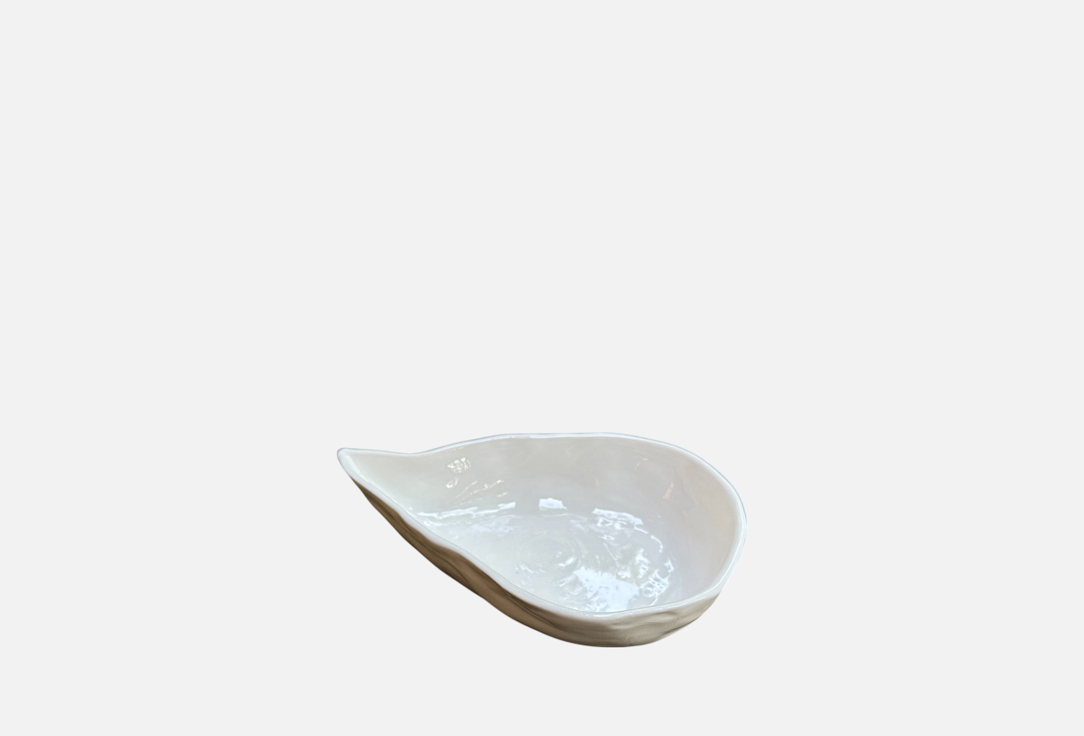 Устрица, малая, белая, 19х4х12 см 1 шт