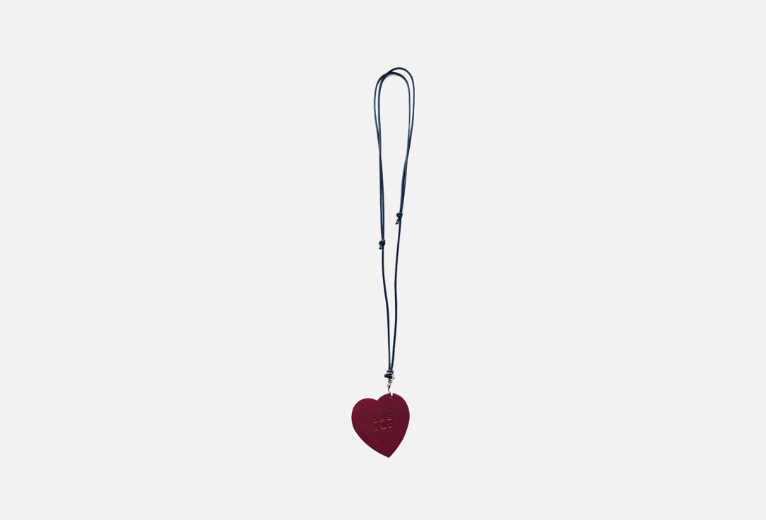 Heart pendant red 1 шт