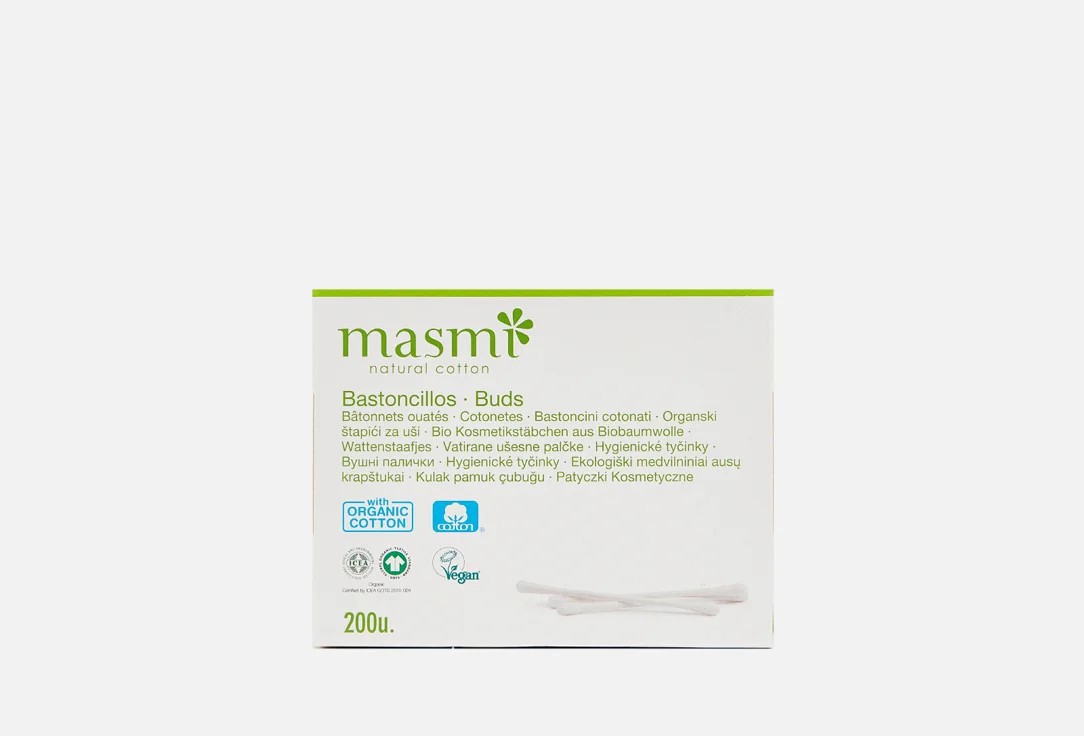 Organic Cotton Buds 200 шт