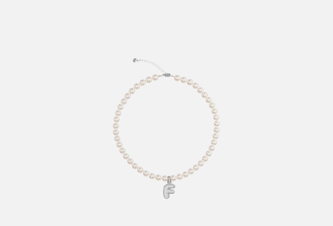 Silver letter F 1 шт