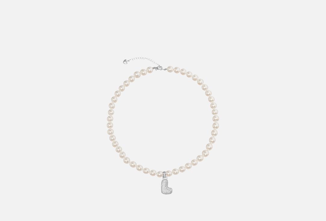 Silver letter L 1 шт