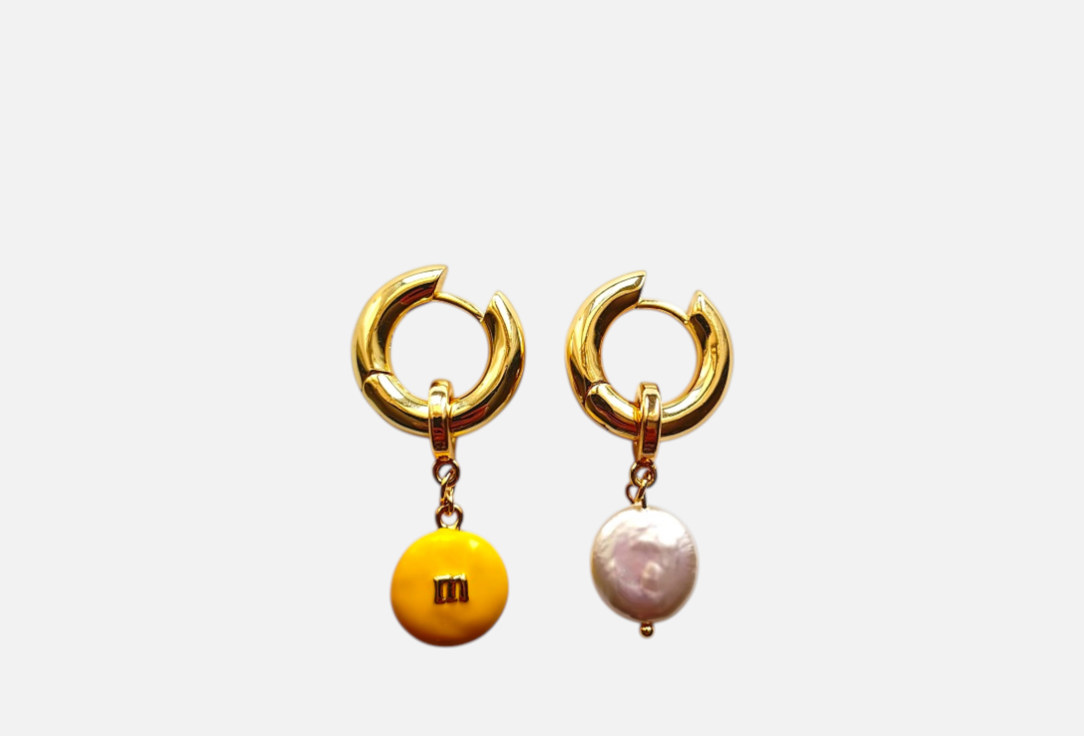 M&M YELLOW+PEARL gold 2 шт