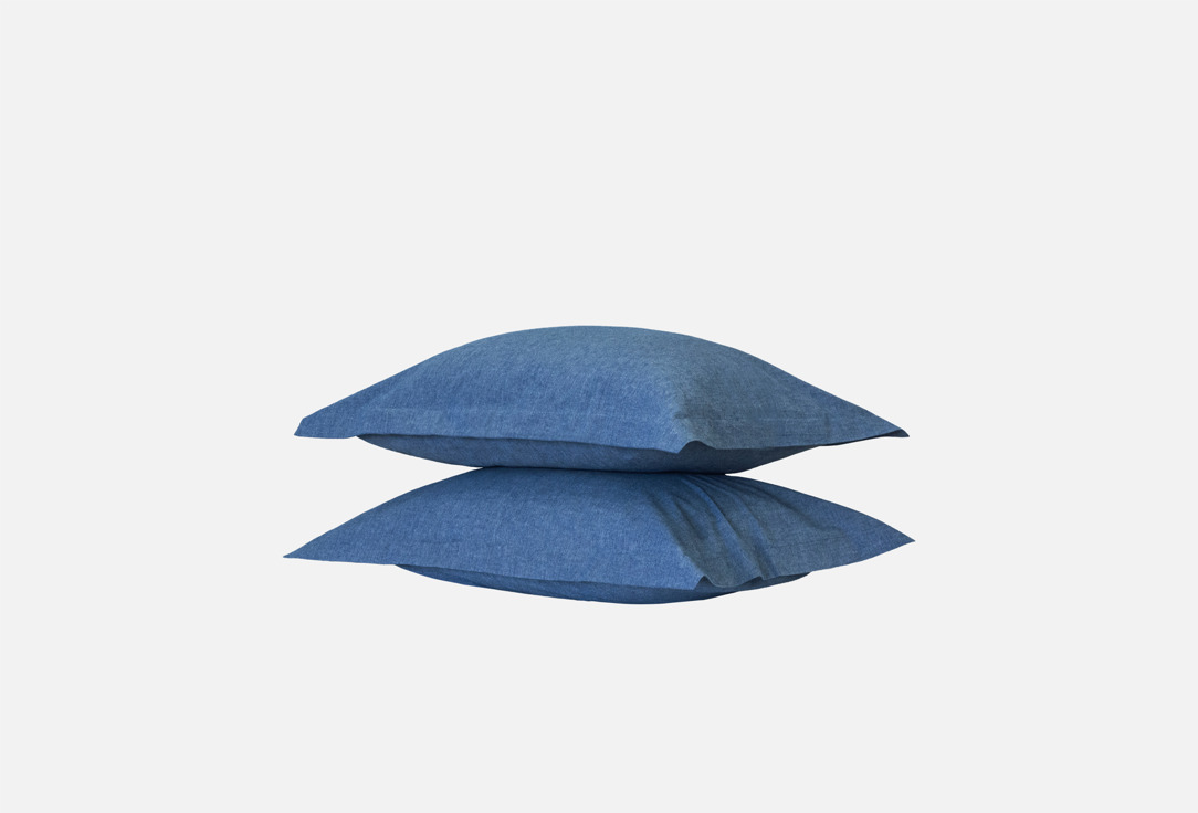 Denim, синий, 50х70 2 шт
