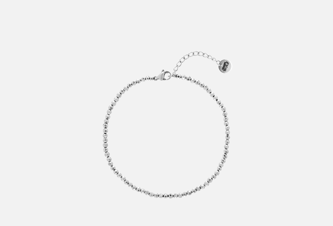 Hematite Anklet with Jewel Cut 1 шт