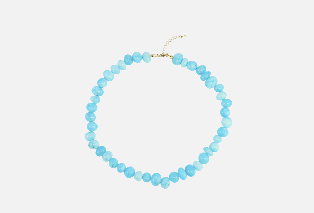 Caramel Blue из агата 1 шт
