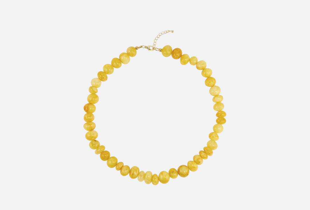 Caramel Yellow из агата 1 шт