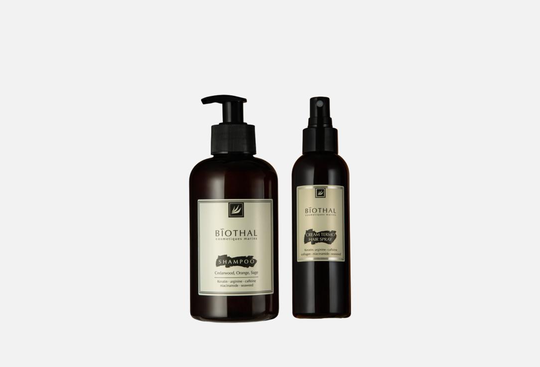 SHAMPOO & TERMO HAIR SPRAY 2 шт