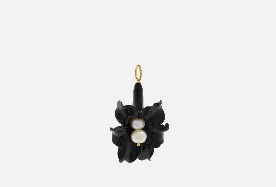 Flower of pearl big black 1 шт