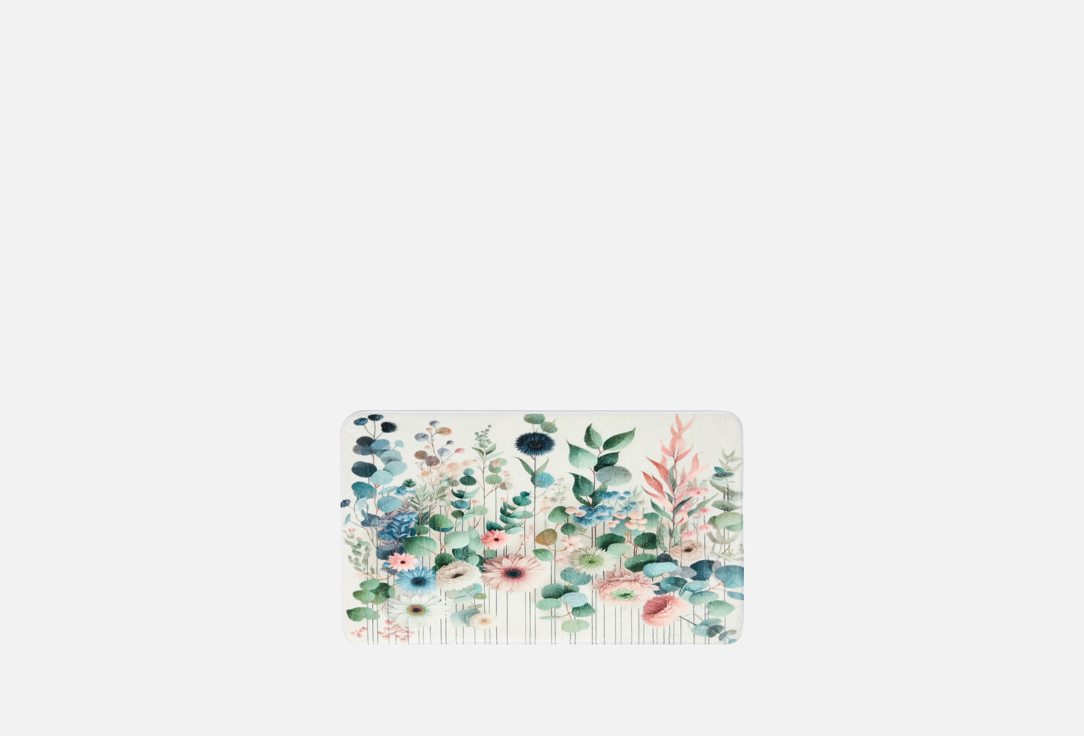 Нежные цветы и эвкалипт, 60x100 см 1 шт