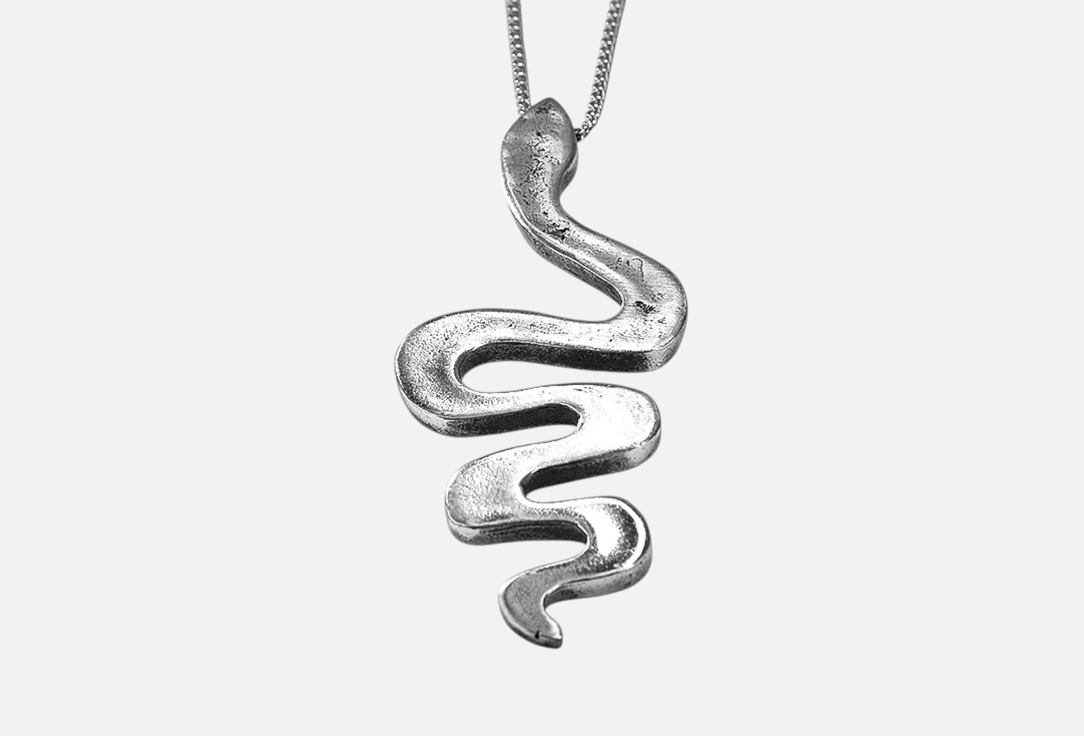 Змея на цепочке silver 1 шт