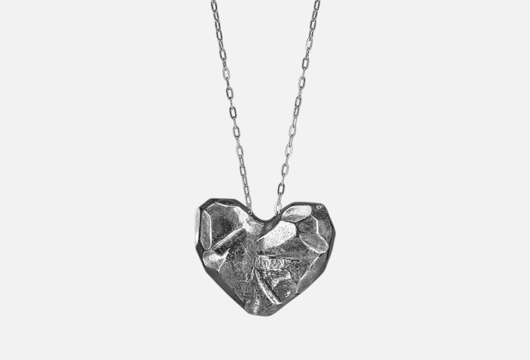 Сердце на цепочке silver 1 шт