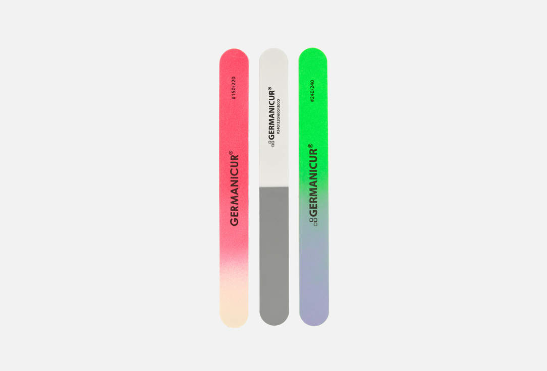 A set of nail files 3 шт