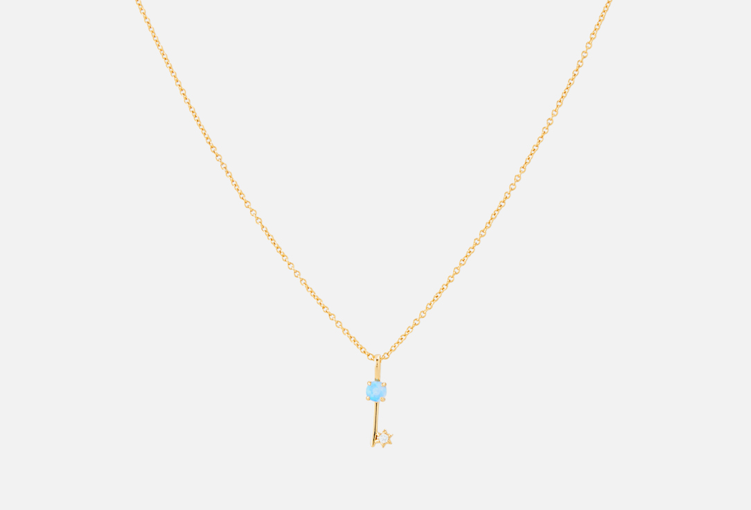 Magic key light blue opal gold 1 шт