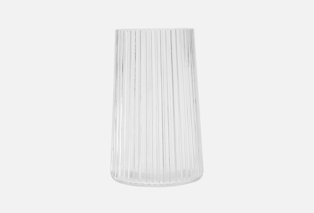 Glass vase, прозрачная, 20 см 1 шт