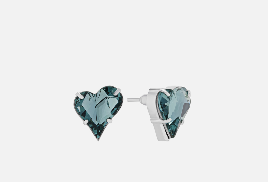 Love Sapphire Rhodium 2 шт