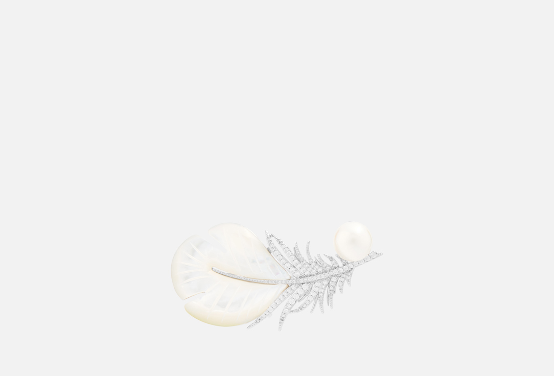 Перо Natural shell + Artificial pearl 1 шт