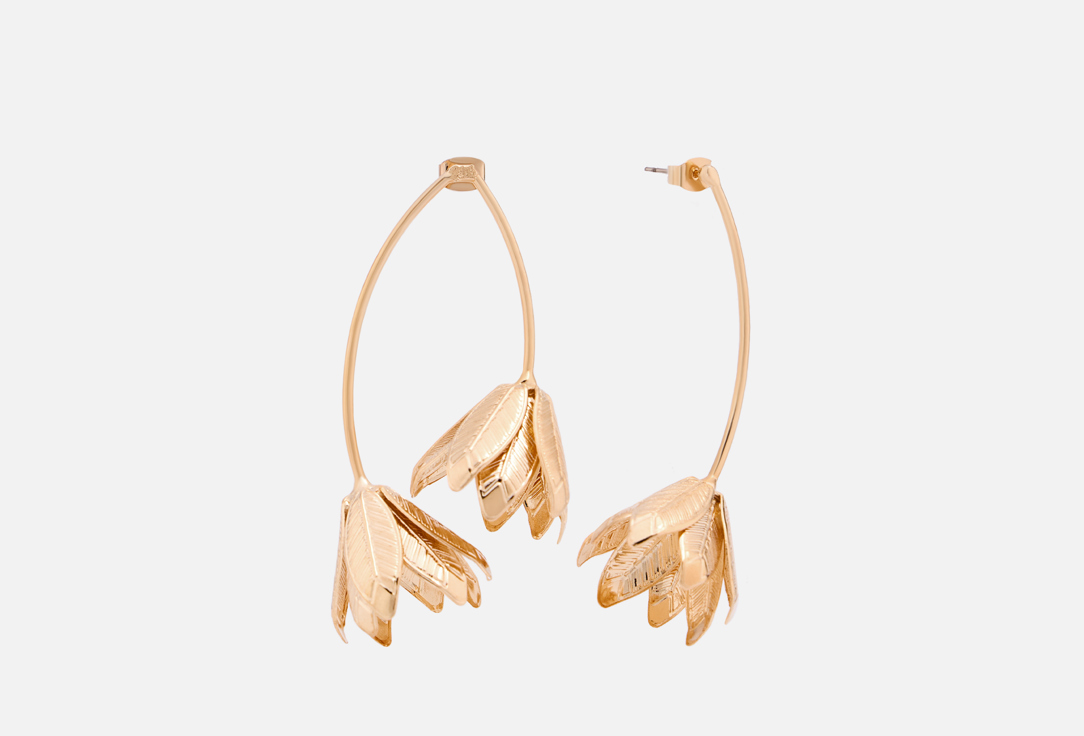 Lily asymmetrical gold 2 шт