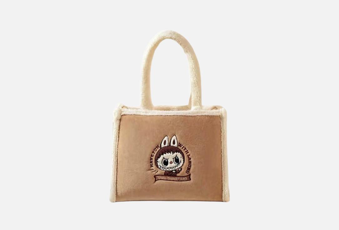 Classic Bag Series Plush Tote Bag Brown